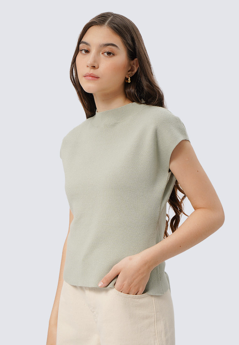Short Sleeve Knit Top