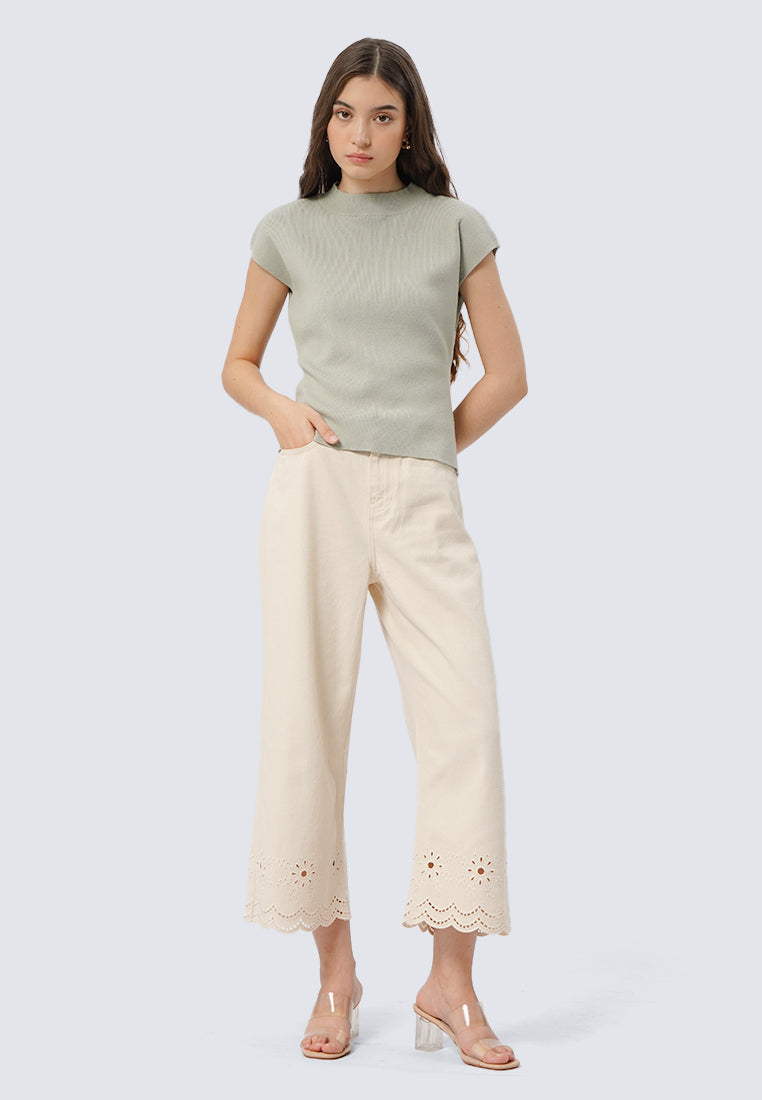 Short Sleeve Knit Top