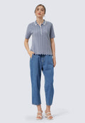 Short Sleeve Knit Polo Shirt