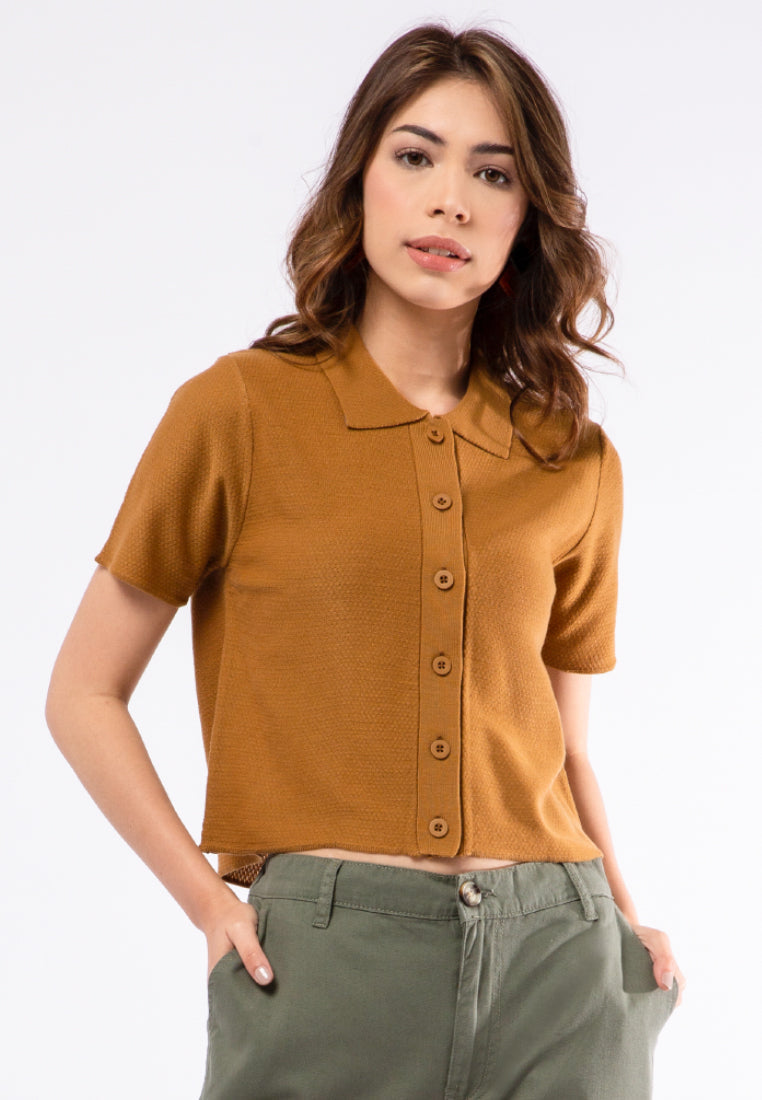 Boxy Knit Blouse