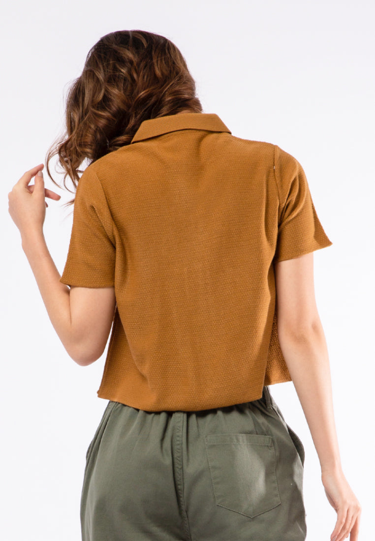 Boxy Knit Blouse