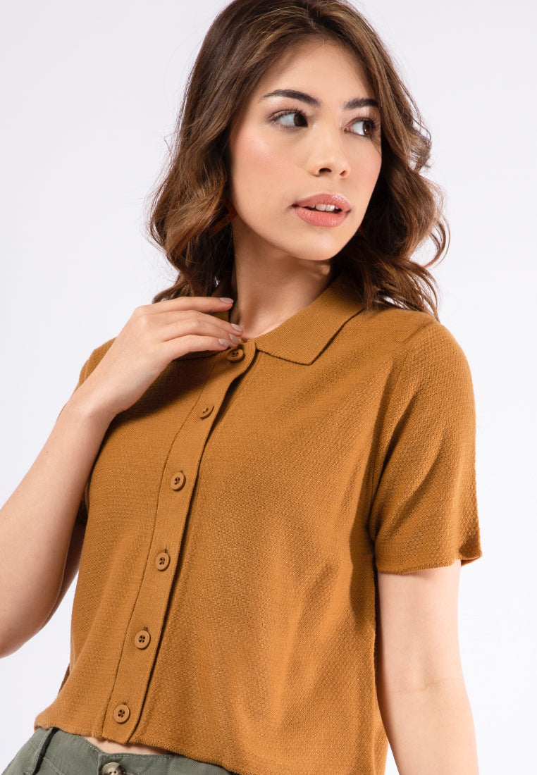 Boxy Knit Blouse