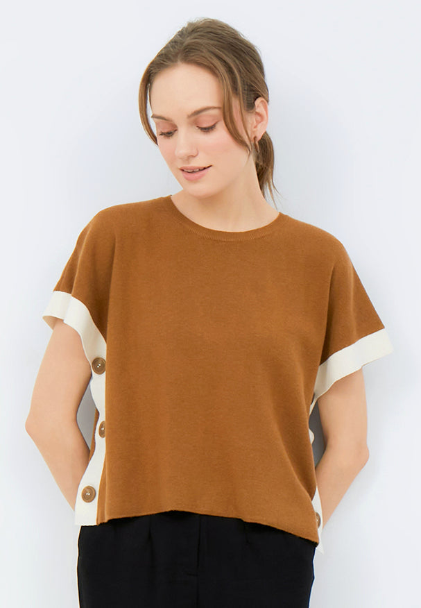 Cap Sleeves Loose Top