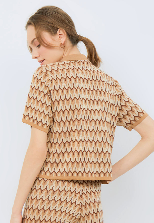 Boxy Knit Blouse