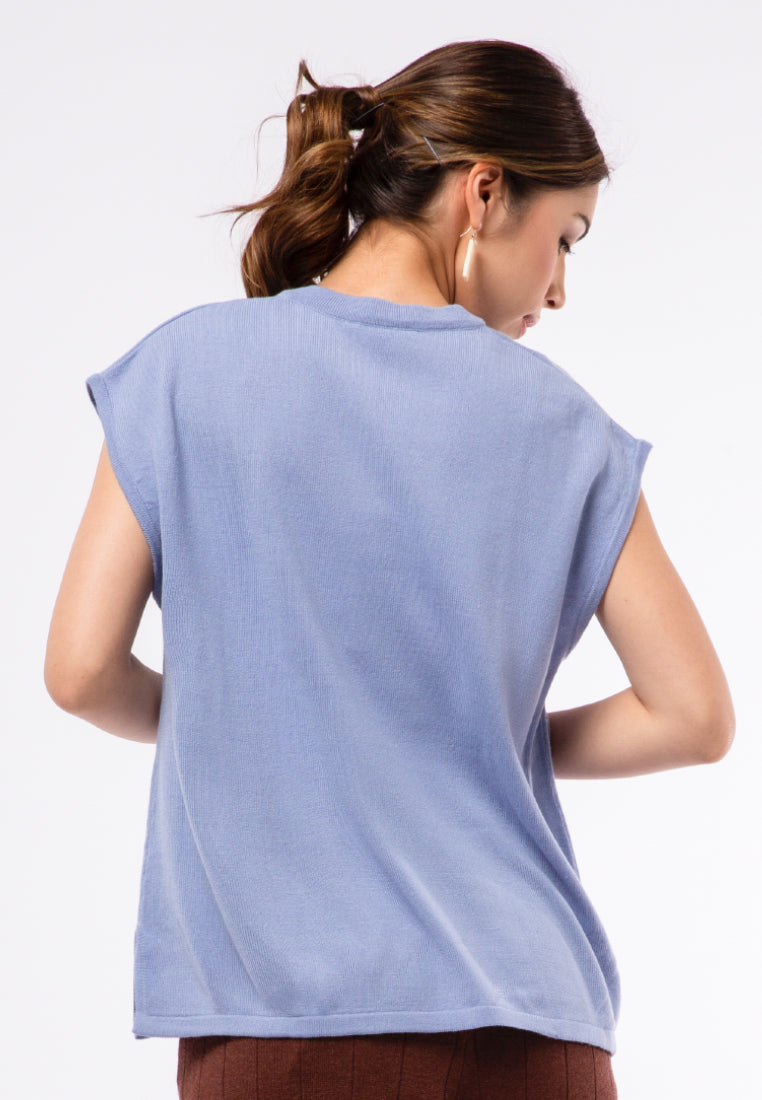 V-neck Loose Blouse