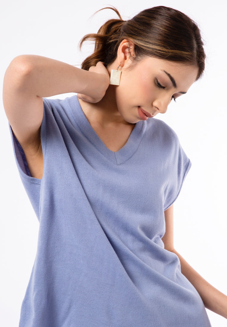 V-neck Loose Blouse