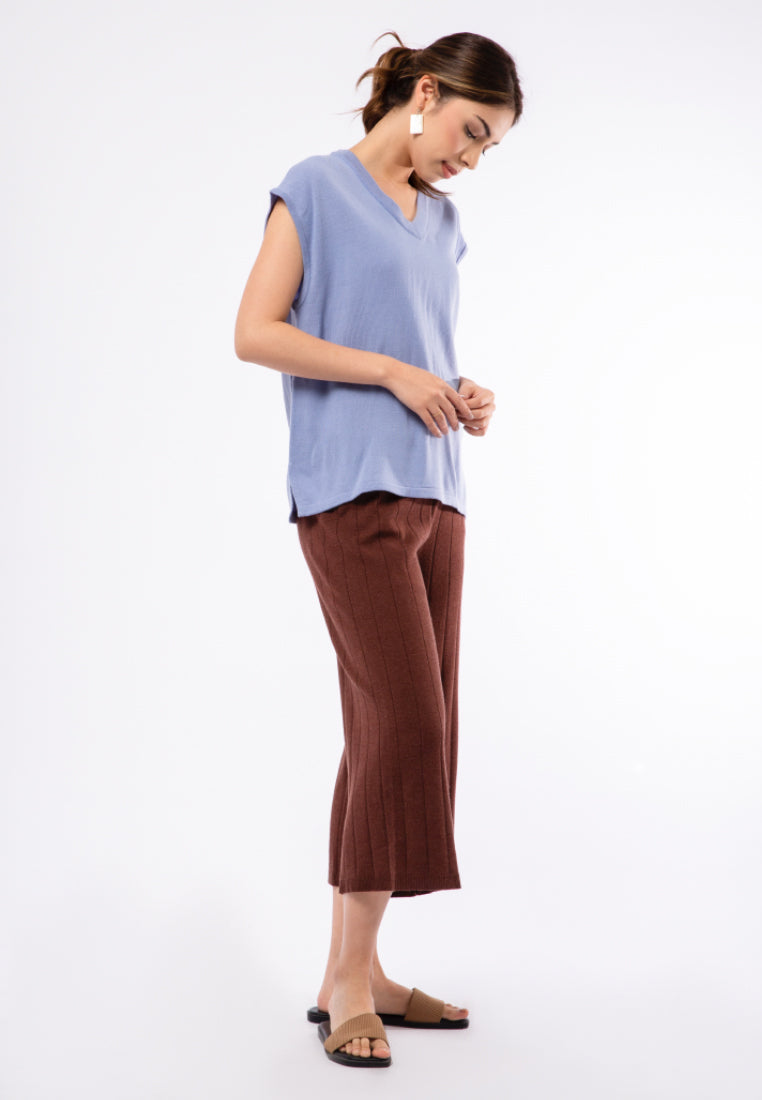 V-neck Loose Blouse