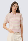 Short Sleeve Knit Top