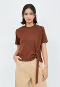 Knit Top with Side Buckle Details