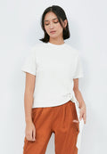 Knit Top with Side Buckle Details