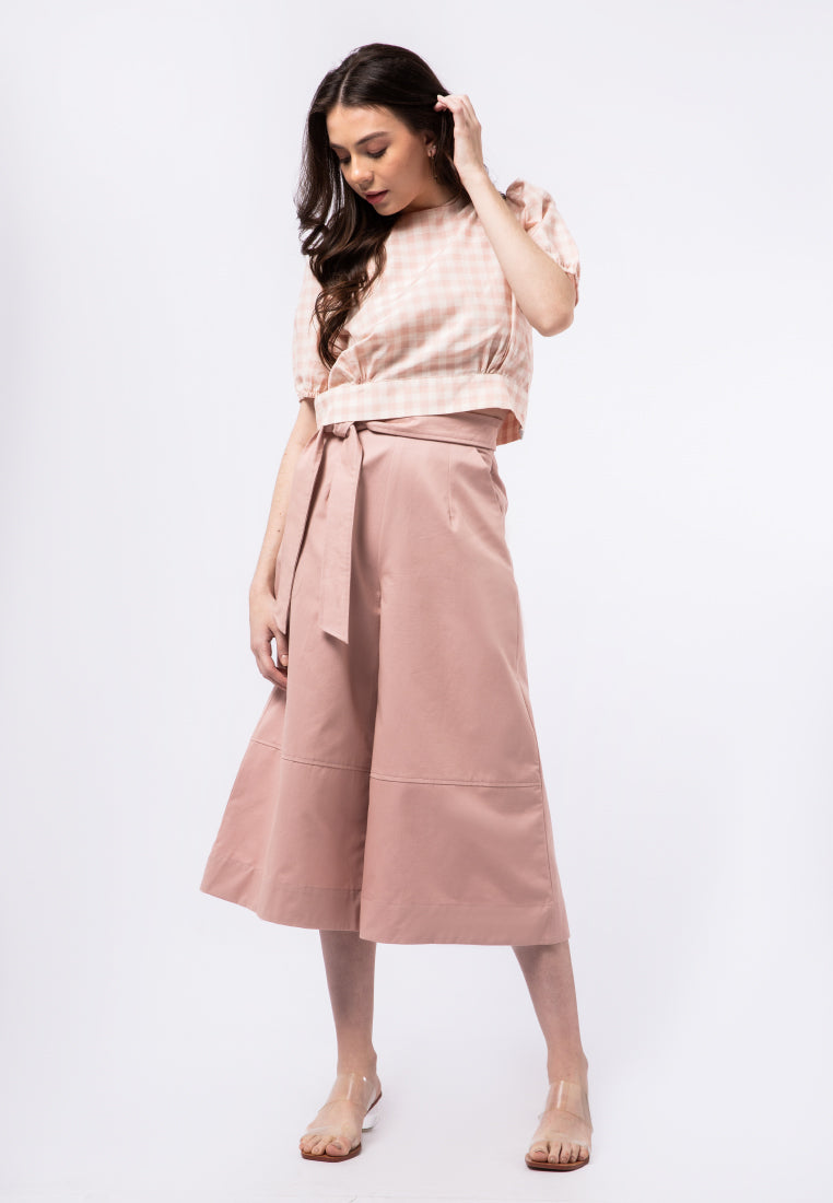 Printed Puff Sleeve Blouse