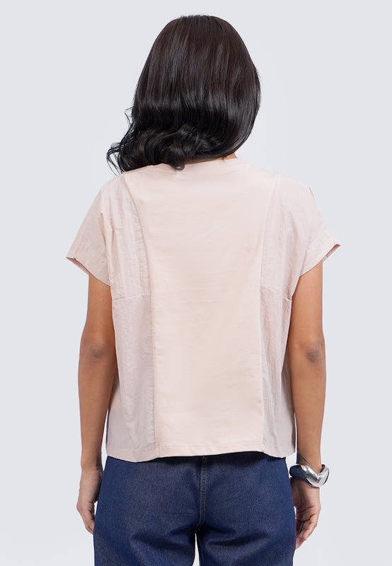 Round Neck Short Sleeve Top