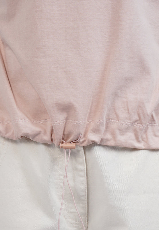 Adjustable Waist Short Sleeve Top