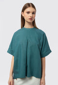 Short Sleeve Loose Blouse