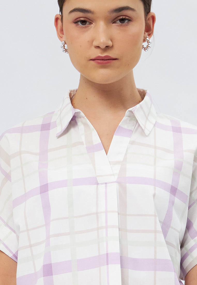 Short Sleeve Plaid Shirt