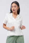 Short Sleeve Lounge Blouse