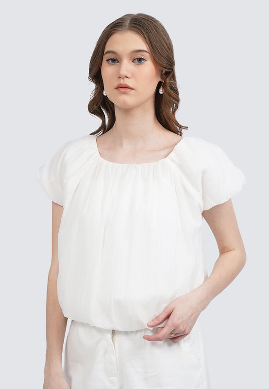 Short Sleeves Balloon Top