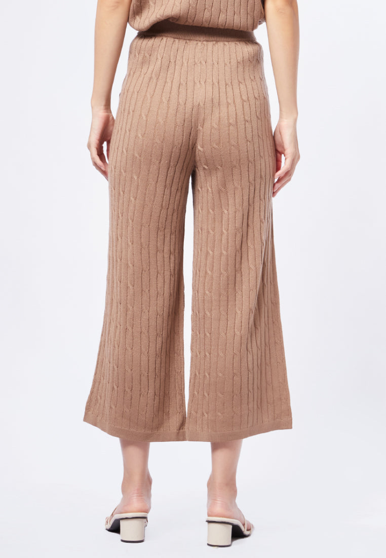 Textured Knit Cullotes