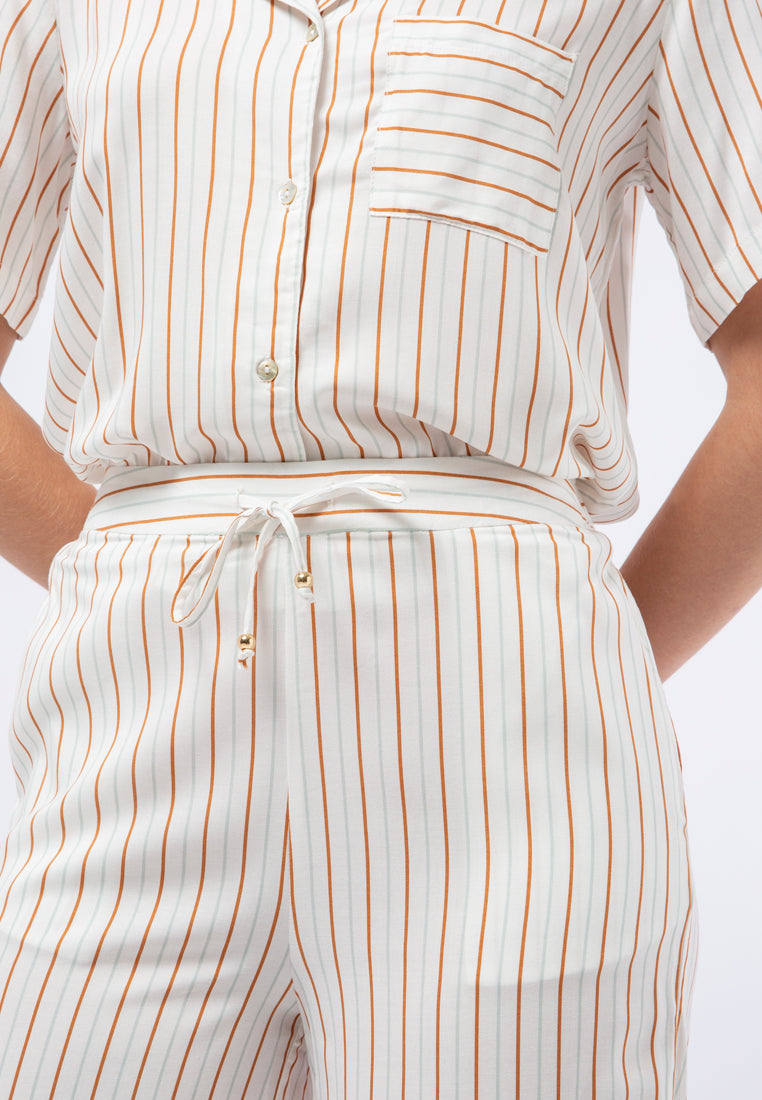 High Waist Printed Culotte