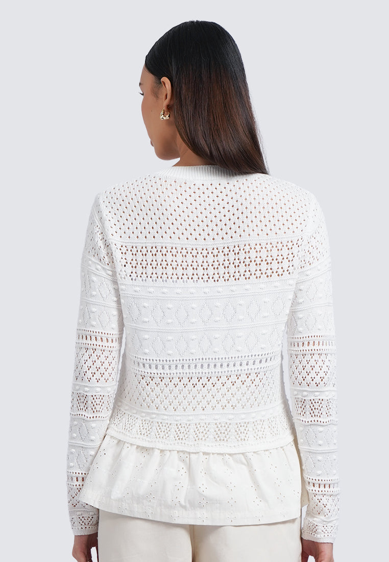 Long Sleeve Textured Knit Cardigan