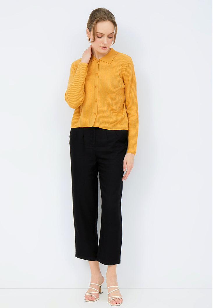 Long Sleeve Textured Cardigan