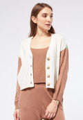 Colorblock Long Sleeve Cardigan