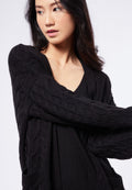 Long Sleeve Cardigan with Pocket Details