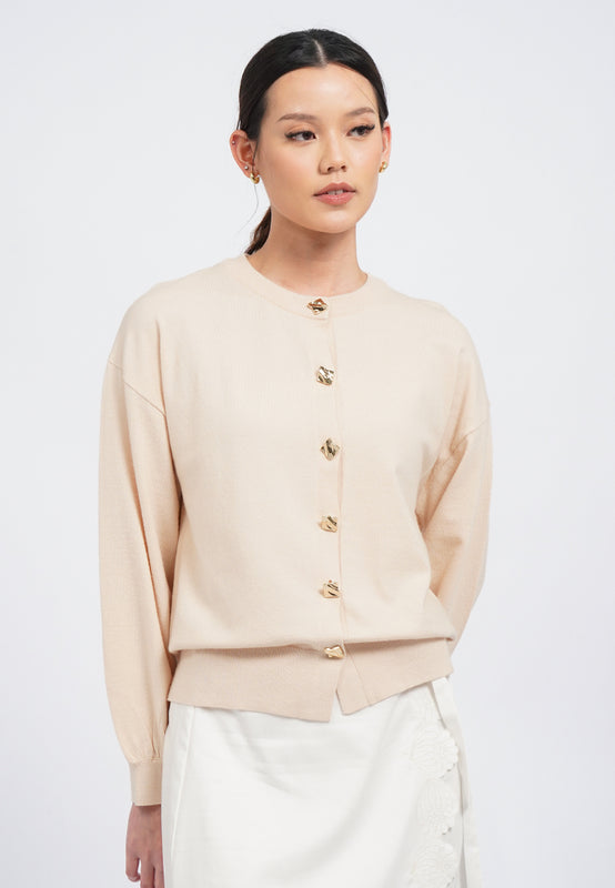 Fancy Button Soft Touch Cardigan