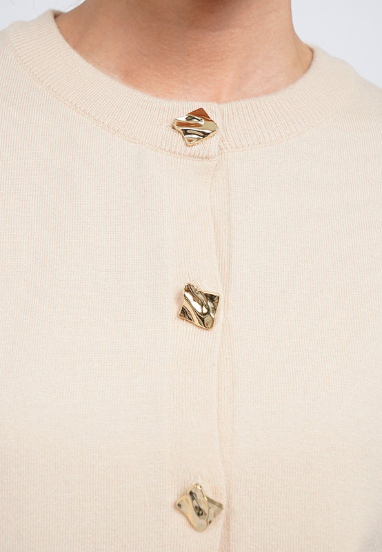 Fancy Button Soft Touch Cardigan
