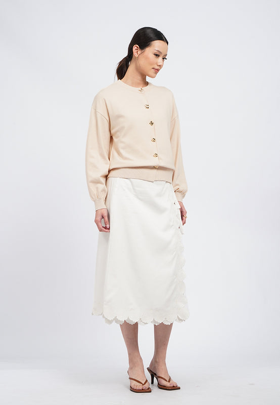 Fancy Button Soft Touch Cardigan