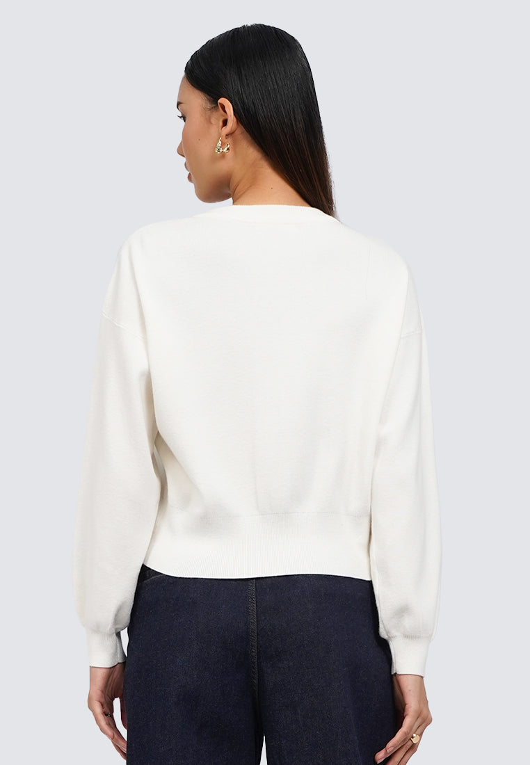 Cardigan with Fancy Button