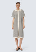 Stripes Short Sleeve Knit Dress