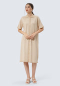 Stripes Short Sleeve Knit Dress
