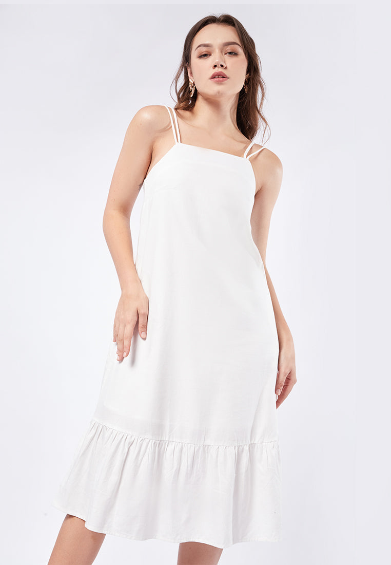 Double Strap Midi Dress