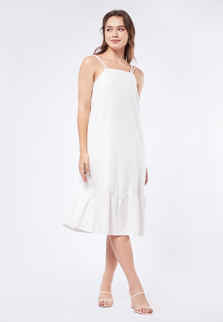 Double Strap Midi Dress