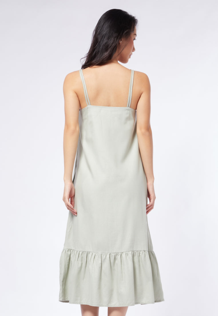 Double Strap Midi Dress