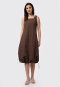 Sleeveless Loose Midi Dress