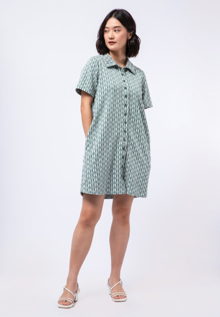 Printed Polo Dress