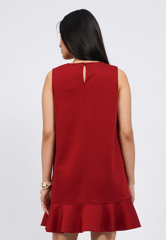 Sleeveless Knit Mini Dress