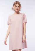 Short Sleeve Mini Shift Dress