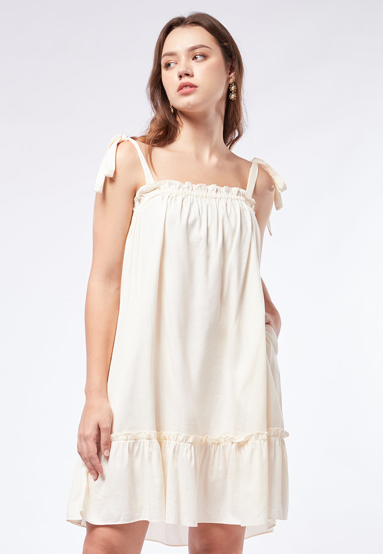A-Line Mini Dress with Straps