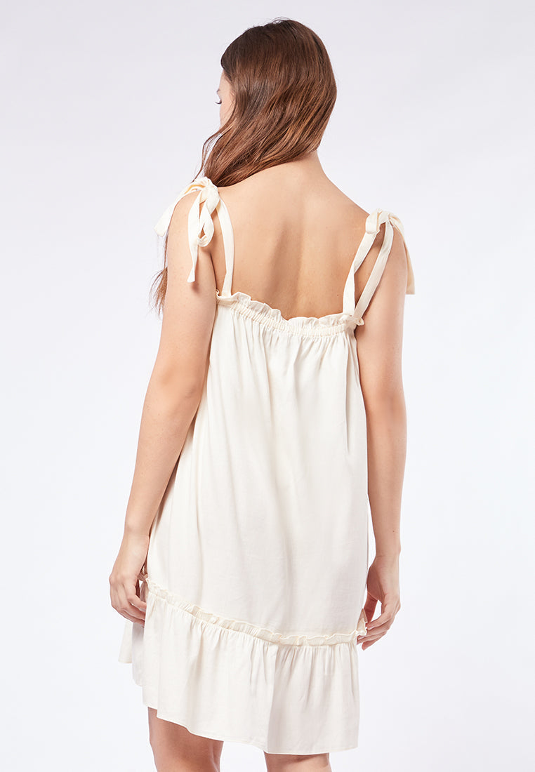 A-Line Mini Dress with Straps