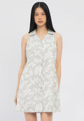 Printed Sleeveless Mini Dress