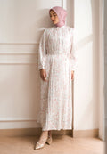 Printed Pleats Maxi Dress Citra Kirana for et cetera