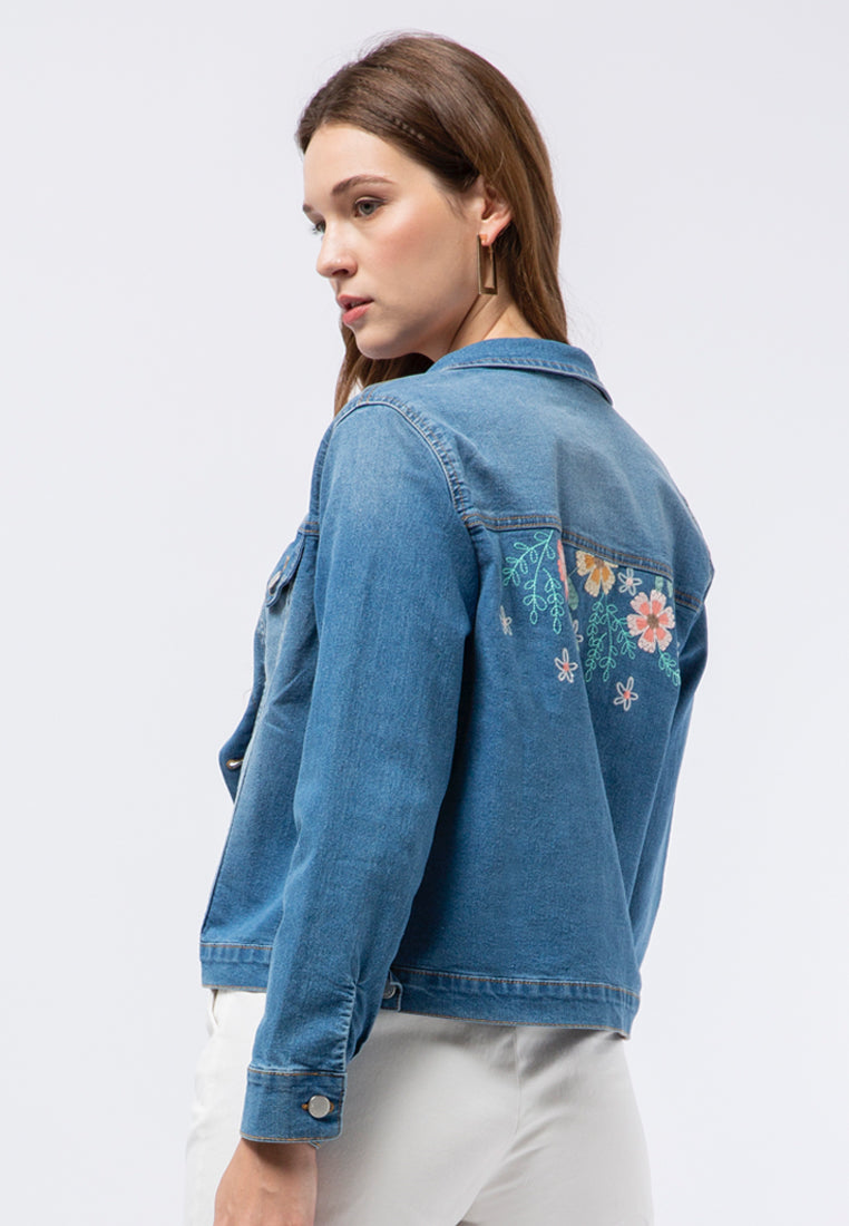 Regular Fit Shrunken Trucker Jacket