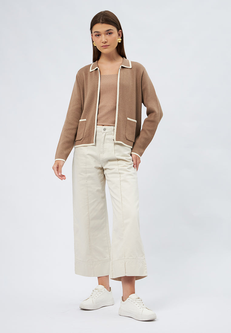 Long Sleeve Knit Jacket
