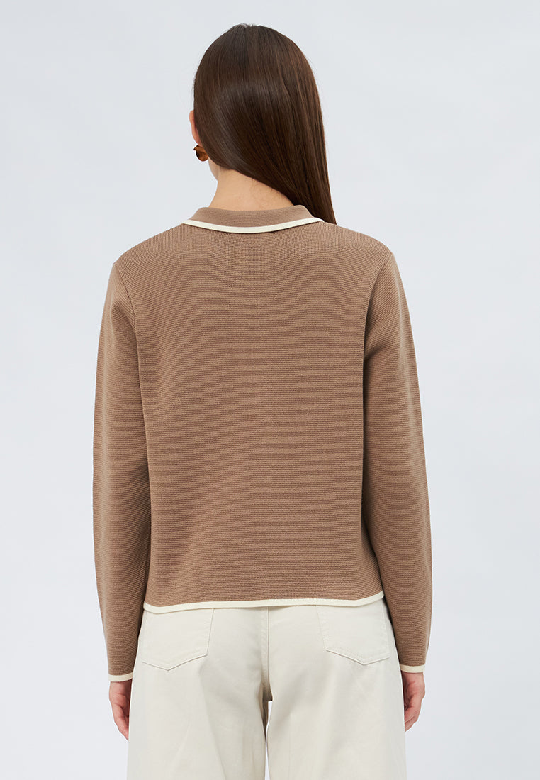 Long Sleeve Knit Jacket