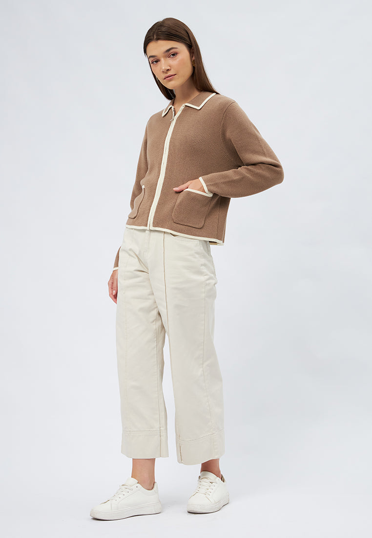 Long Sleeve Knit Jacket