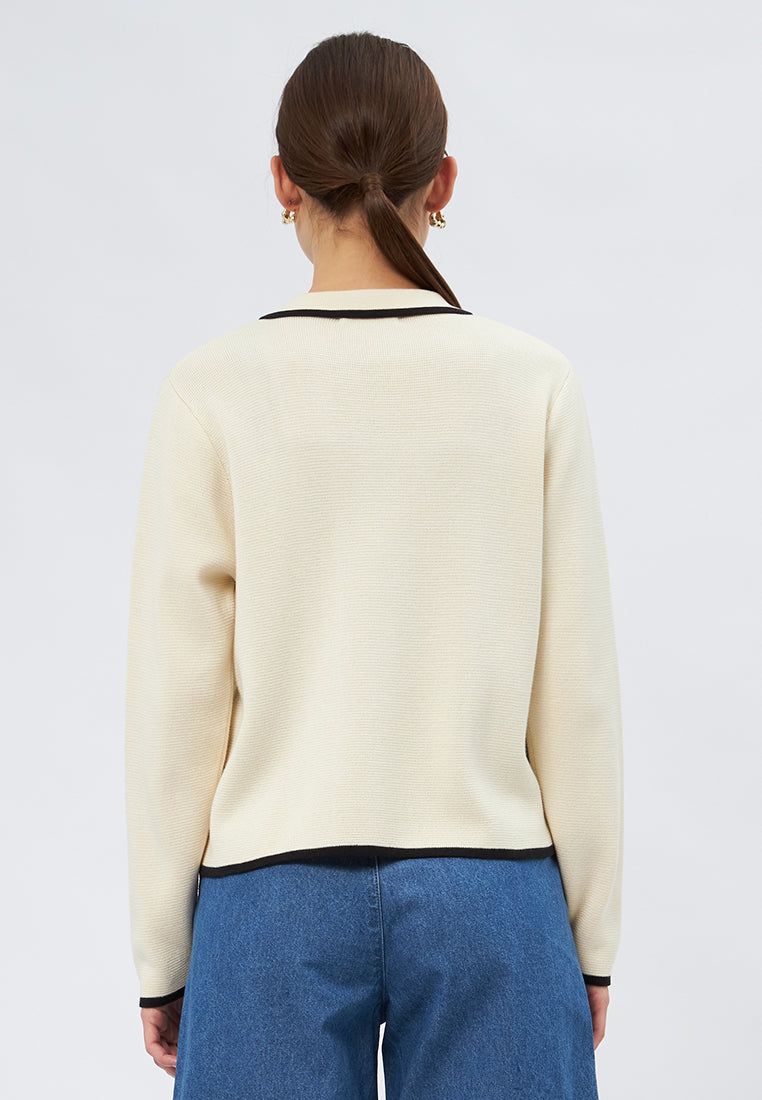 Long Sleeve Knit Jacket