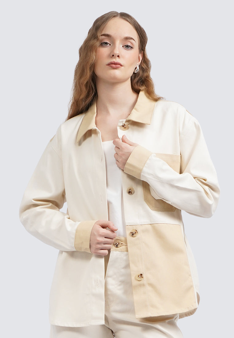 Colorblock Oversized Jacket